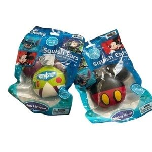 Disney Squish Ears, Slow Rise Foam, 2 Sides (2) PCS